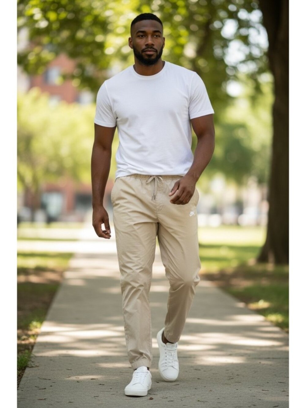 Nike Mens NOCTA Northstar Nylon Pants Cream Size M Athletic Casual Minimalist